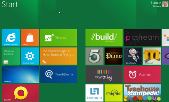 對(duì)Windows 8 Metro界面